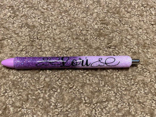 Glitter Pens, Glitter Gel Pens- Dark purple/light purple